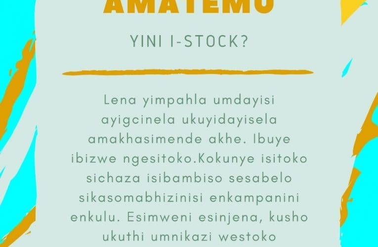 YINI I-STOCK?